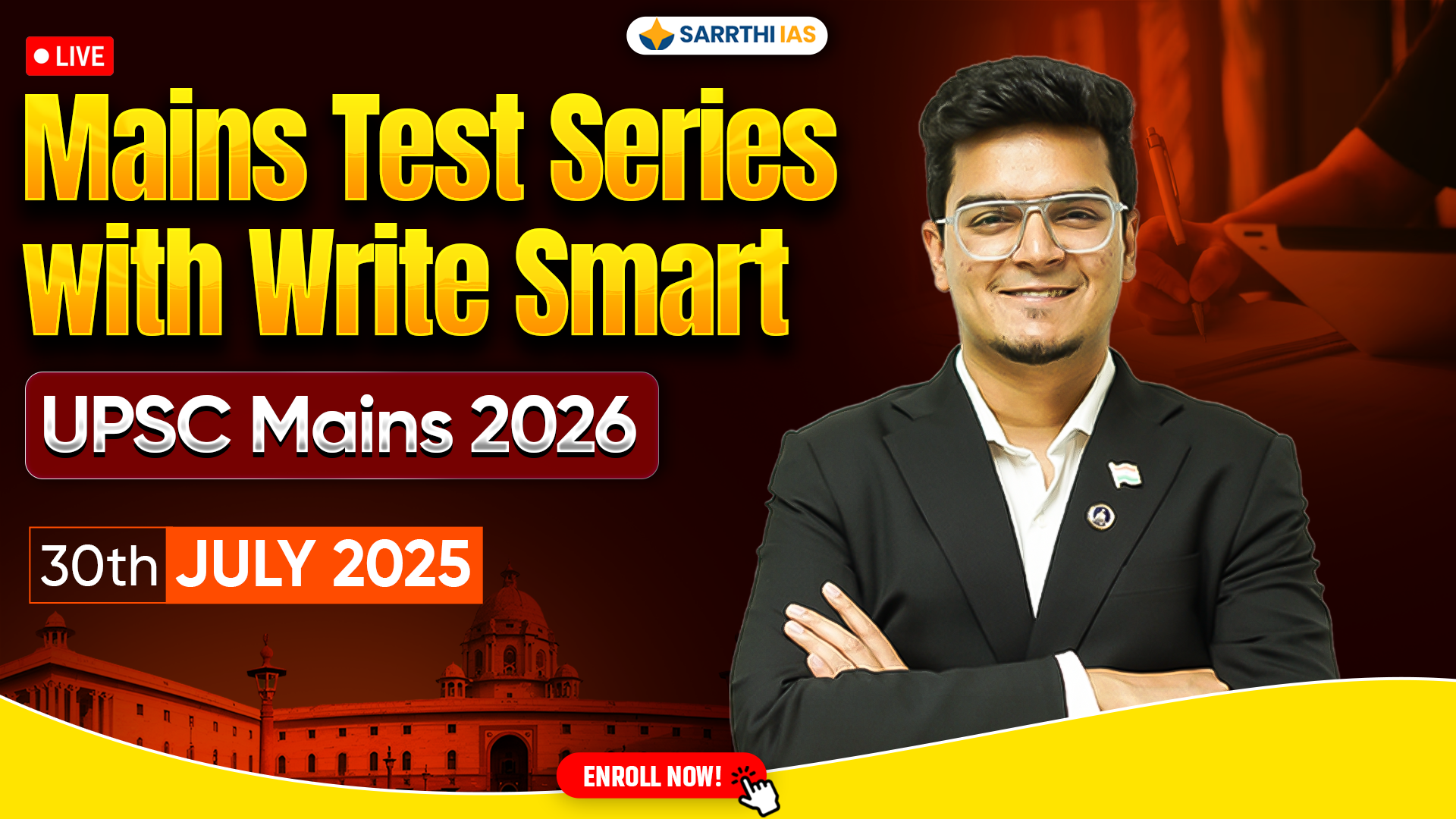 Mains Test Series + LIVE Write Smart 2026